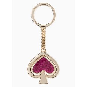 🆕Kate Spade New York Glitter Swivel Key Fob Charm